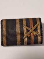 2er Bandspange Feldspange Eiserne Kreuz Orden FEK 1. Weltkrieg Militaria