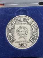 Medaille Willy Brandt 999.9 Silber 1913-1992 Freiheit Gleichheit Solidarität SPD