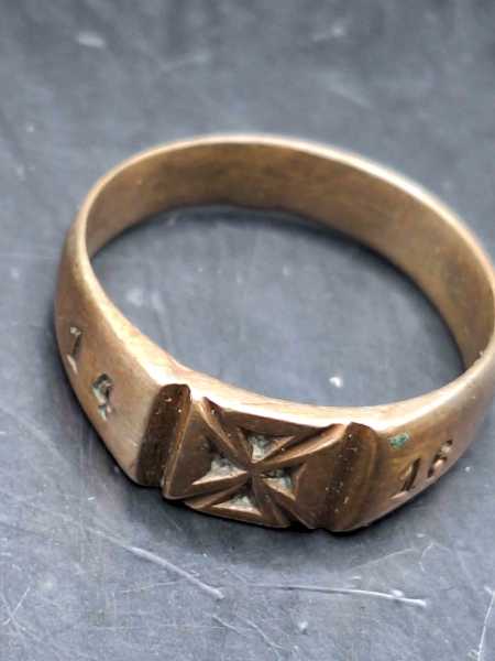 Ring Eiserne Kreuz 1914 1916 1. Weltkrieg Militaria Patriotisch