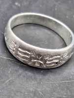 Patriotischer Ring Eiserne Kreuz 1914 1917 1. Weltkrieg...