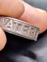 Ring 1. Weltkrieg 1914 Deutschland Vaterlandsdank 900 Silber Punze