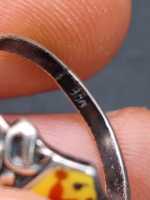 Ring vom 408 Infanterie Regiment 1914 - 1917 Silber Punze 800 Divisions Ring