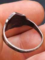 Ring vom 408 Infanterie Regiment 1914 - 1917 Silber Punze 800 Divisions Ring