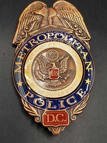 Metropolitan 1993 D.C. Police Polizei USA Badge Abzeichen Marke Insigne