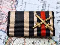 Orden Militaria 2er Bandspange Feldspange FEK...