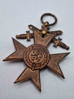 Militärverdienstkreuz 3.Klasse mit Schwertern 1913 Merenti König Ludwig 04