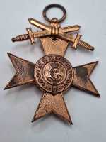 Militärverdienstkreuz 3.Klasse mit Schwertern 1913 Merenti König Ludwig 05