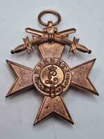 Militärverdienstkreuz 3.Klasse mit Schwertern 1913 Merenti König Ludwig 06