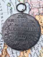 Militaria Medaille Weihnachten 1918 Zur Erinnerung an die Goldene Hochzeit Öse