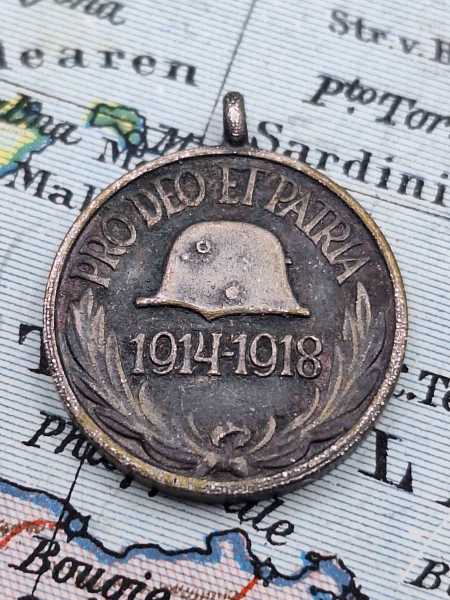 Miniatur Pro Deo Et Patria 1914-1918 Ungarn/Österreich Medaille 15mm