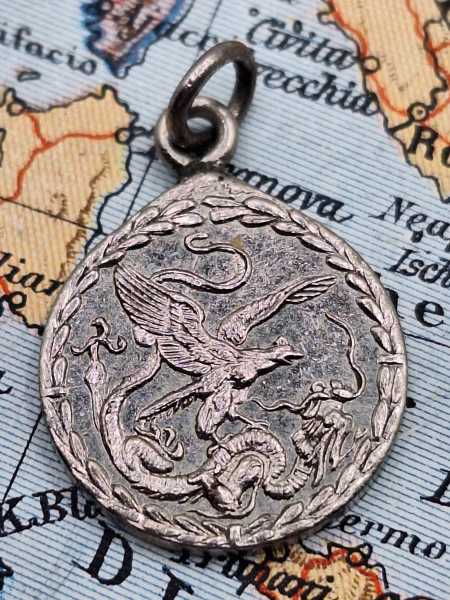 Miniatur Verdienst um die Expedition nach China 16mm Orden Medaille