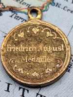 Miniatur Friedrich August Medaille  16mm Orden Abzeichen