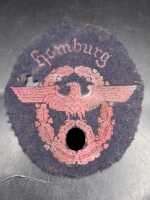 III. Reich Feuerwehr Ärmeladler Homburg Saar 3....