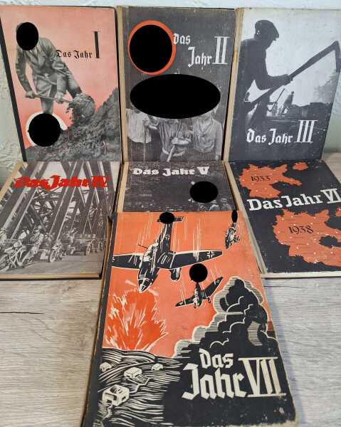 Das Jahr I-VII Bley Uderstaedt Berlin 1934-1941 Rarität!