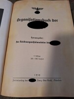 Organisationsbuch der NSDAP 5. Auflage von 1938 TOP Zustand Uniformtafel