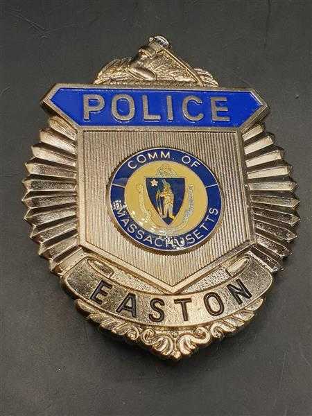 Police Easton Comm. of Massachusetts Polizei Badge Abzeichen Marke Insigne