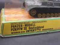 PzKpfw III Wehrmacht Panzer Modell 1:68 Intertoy No. 308 Metall Fertigmodell