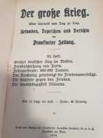 Der große Krieg Urkunden Depechen Berichte Heft 93...