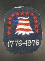 Stoffabzeichen Patch 1776-1976 USA 200 Jahre Adler Eagle