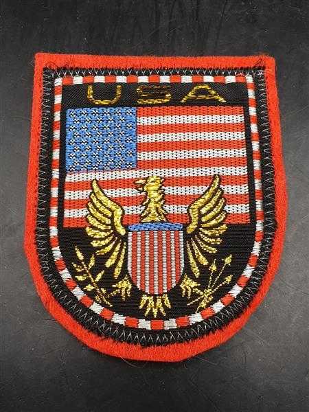 Stoffabzeichen Patch USA Fahne Adler Brust / Ärmelabzeichen Aufnäher USAF