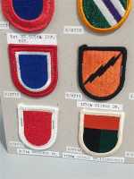 12x USA Flashes Stoffabzeichen Patch Airborne 112th Signal 3rd Speci. Forces