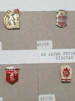 20x Alte EX Jugoslawien Feuerwehr Firefighter Brigade Badge Pin Orden Abzeichen