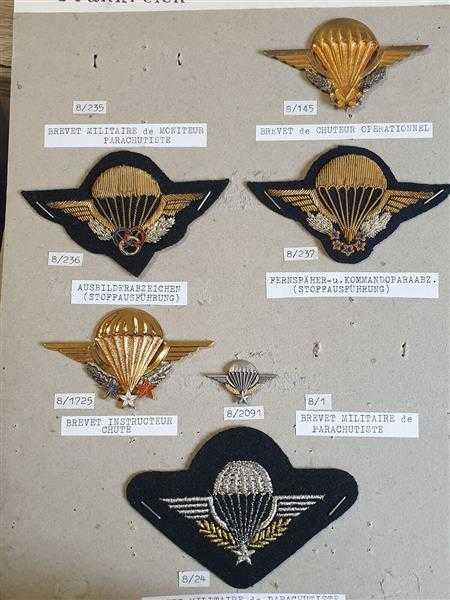 6xFrankreich France Fremdenlegion Parachute Kommando Ausbilder Instructeur Badge