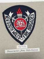 Australien Feuerwehr Firefighter Brigade Badge Patch Melbourne Süd Wales West Au