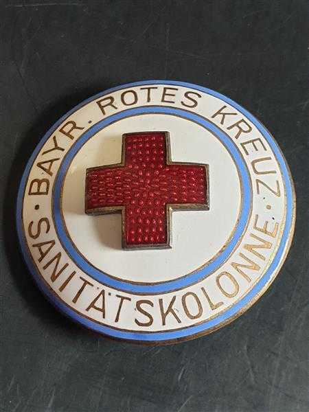 Bayerisches Rotes Kreuz Orden Anstecknadel Brosche 38mm Abzeichen RK Schwester