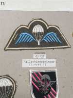 Belgien Fallschirmspringer Parachute Orden Badge Patch Brevet Kampfanzug Belgium