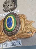 Brasilien Brazil Badge Air Force Luftwaffe Flugspangen Mützenabzeichen Offizier