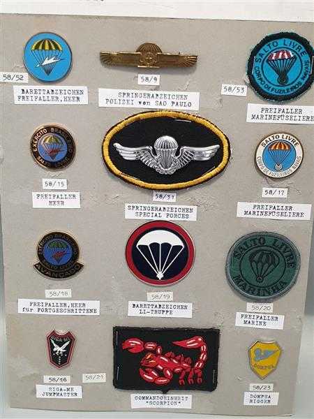 Brasilien Fallschirmspringer Parachute Orden Patch Special Forces Sao Paulo Poli