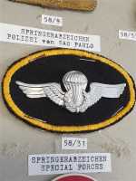 Brasilien Fallschirmspringer Parachute Orden Patch Special Forces Sao Paulo Poli