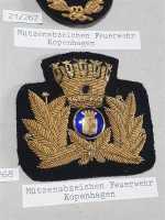 Dänemark Feuerwehr Fire Brigade Patch Abzeichen Mützenabzeichen Kopenhagen Arvik