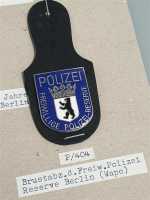 Deutschland BRD Freiwillige Polizei Reserve Berlin 10erNadel Brustabzeichen WaPo