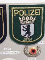 Deutschland BRD Frühe Jahre Polizei Berlin Zerv Schutzpolizei 1961 Mützenabzeich