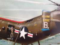 FM 6017 Piasecki H21 Flying Banana US Army 3x Decals Modellbau Helicopter 1/48