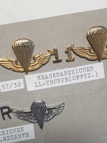 Mexiko Offizier Senior Reserve FAM Fallschirmjäger Parachute Badge Luftlandetrup