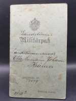 Militärpass 1915-1919 8. Regiment Landstrum...