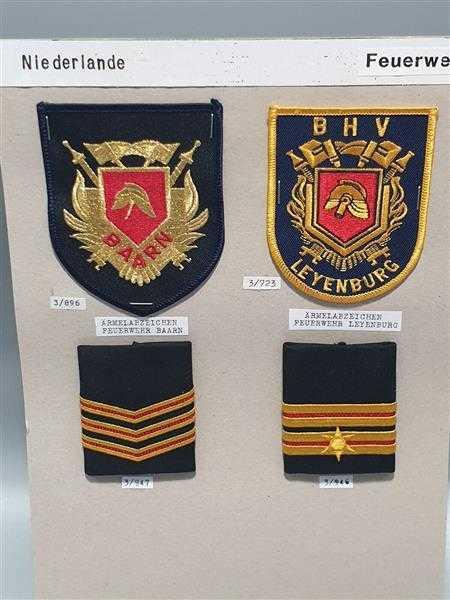 Niederlande Feuerwehr Fire Brigade Patch Ärmelabzeichen Baarn Leyenburg Uniform