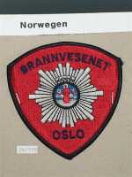 Norwegen Feuerwehr Fire Brigade Patch Abzeichen Oslo Brannvesen Brannskole