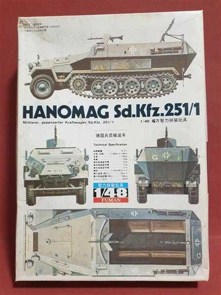 FUMAN FM150 Trooper Carrier Hanomag Sd.Kfz.251/1 Modellbau 1:48 + Figuren RAR!!!