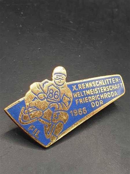 Orden DDR X. Rennschlittenweltmeisterscahft Friedrichroda 1966 FIL Sport