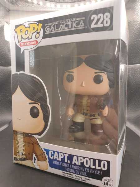 Funko POP Captain Apollo Battlestar Galactica Television #228 Vinyl Figur