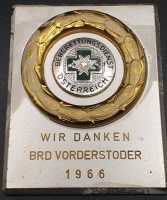 Österreich Austria Bergrettungsdienst Ehrenplakette Wir Danken 1966 Vorderstoder