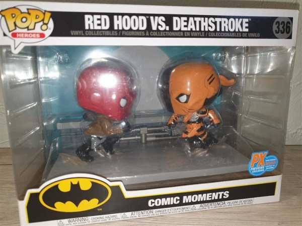 FUNKO POP! Comic Moments LIMITED! Red Hood vs. Deathstroke 336