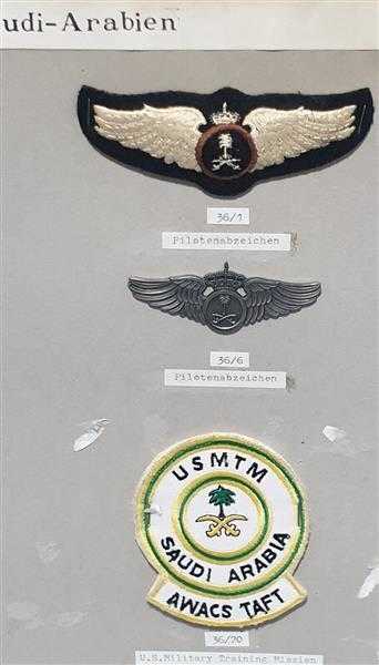 Saudi-Arabien Saudi Arabia Parachute Luftwaffe Pilot Badge Abzeichen US