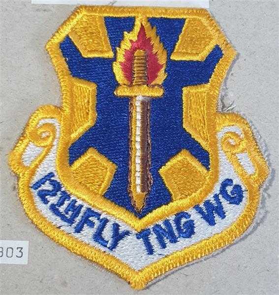 USA Patch Ärmelabzeichen USAF Air Force 12th Fly Training Wing Uniform Badge