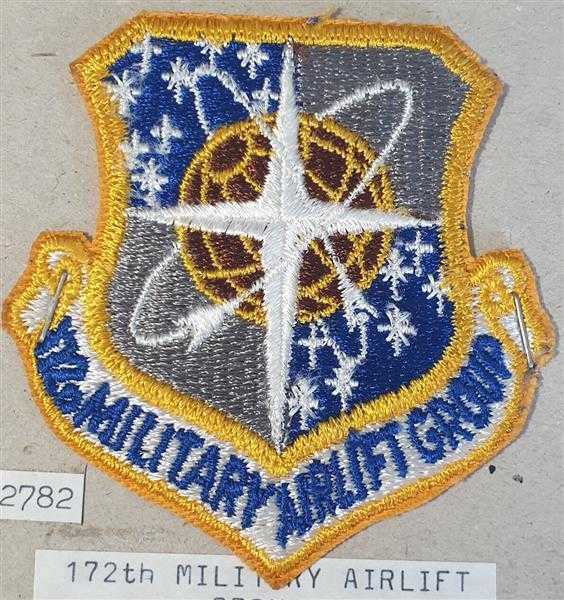 USA Patch Ärmelabzeichen USAF Air Force 172nd Mili. Airlift Group Badge Uniform