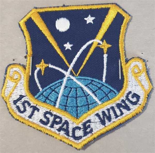 USA Patch Ärmelabzeichen USAF Air Force 1st Space Wing Uniform Badge